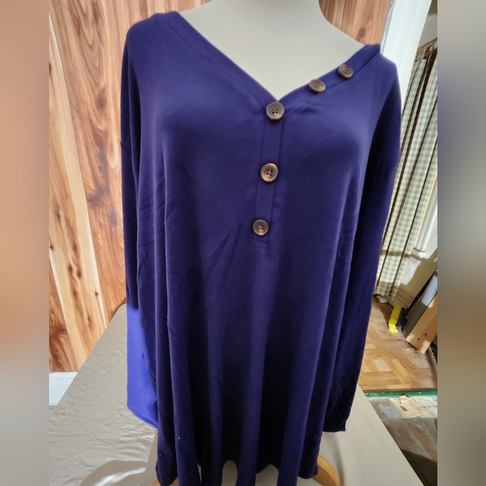 Stylish Navy Blue Tunic